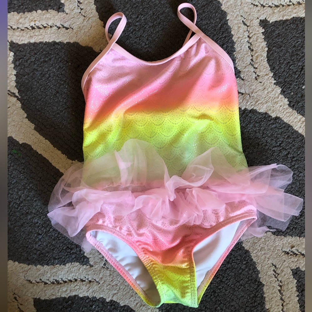 * BUNDLE * girls swimsuit and swimsuit coverup - Picture 2 of 8